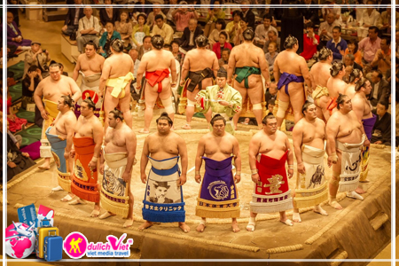 Du Lịch Nhật Bản Free & Easy giá cực tốt xem thi đấu võ Sumo 2016